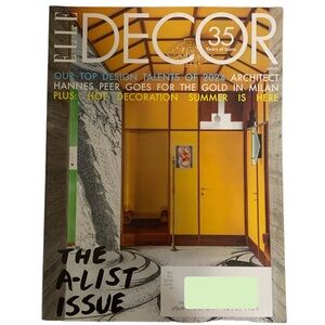 Elle Decor Magazine Summer 2024 The A List Top Design Talents Hannes Peer Milan
